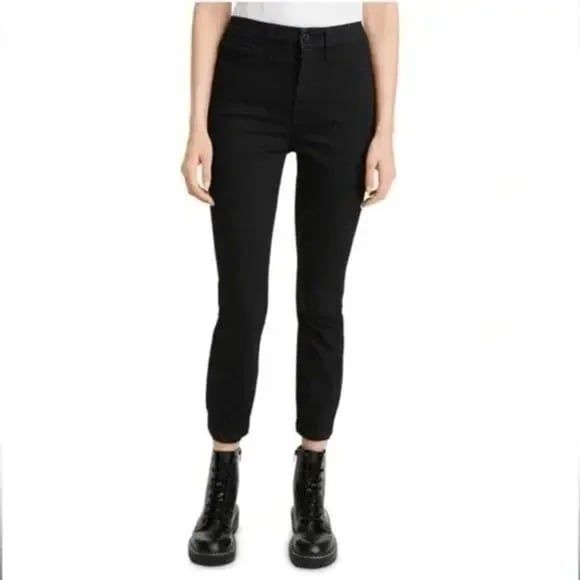 7 For All Mankind The High Waist Skinny Black - Picture 1 of 10